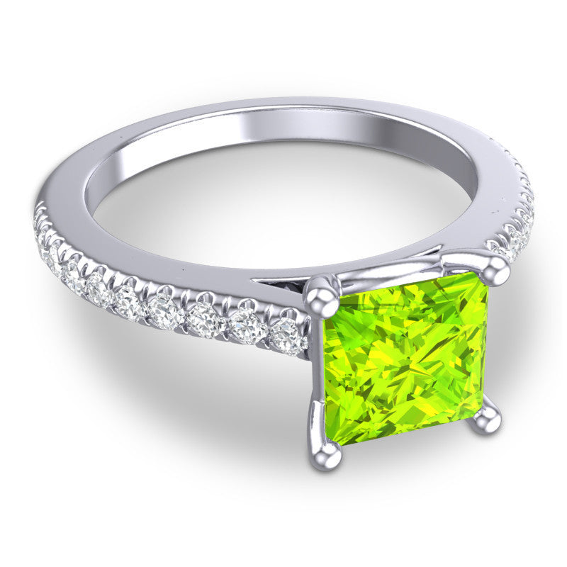 Peridot and Diamond