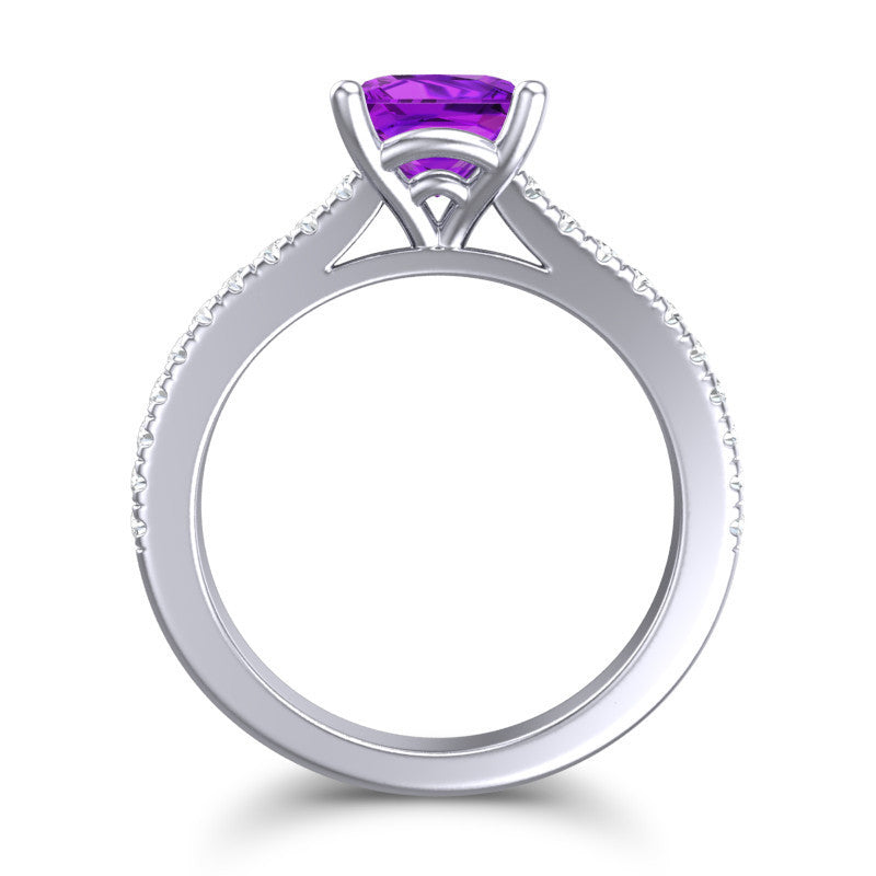Amethyst and Diamond