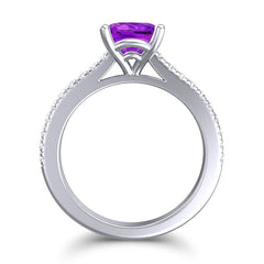 Amethyst and Diamond