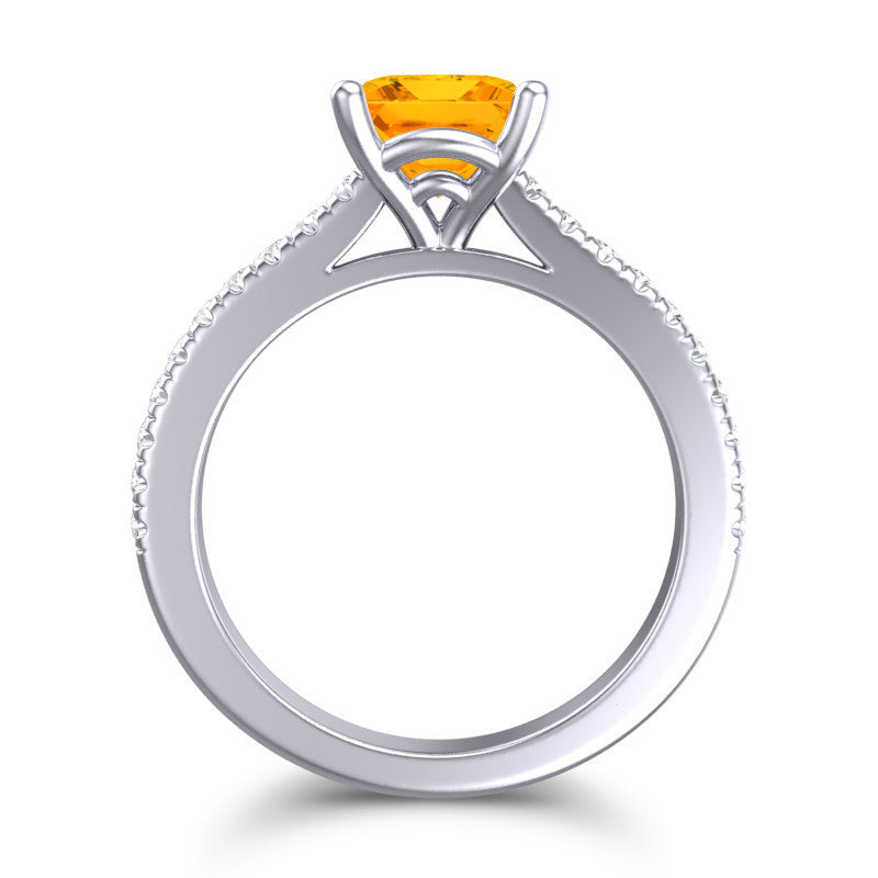 Citrine and Diamond