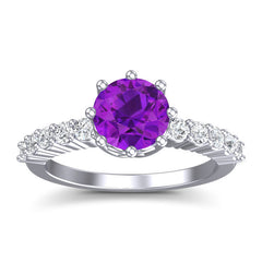Amethyst and Diamond
