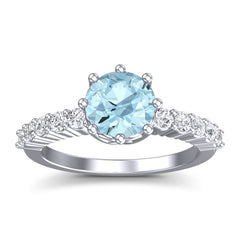 Aquamarine and Diamond