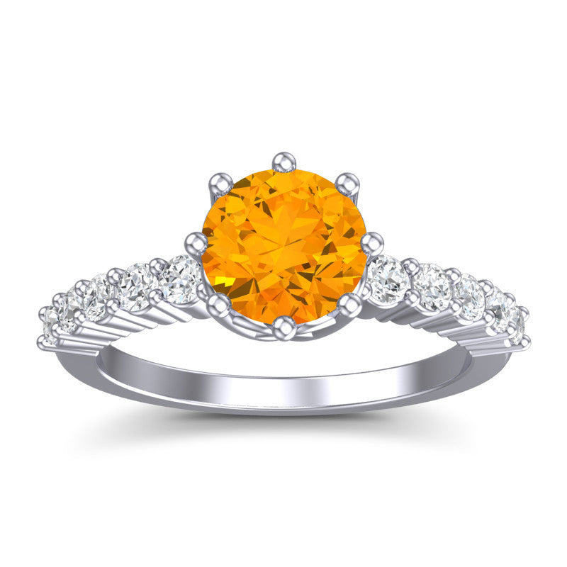 Citrine and Diamond