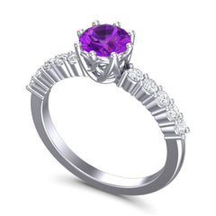 Amethyst and Diamond