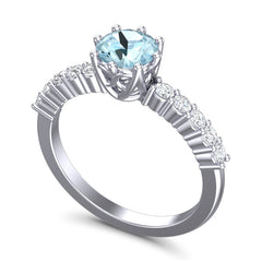 Aquamarine and Diamond