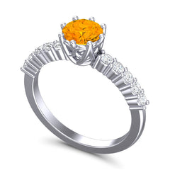Citrine and Diamond