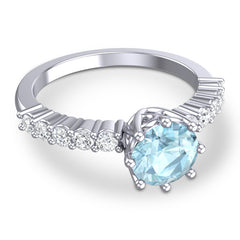 Aquamarine and Diamond