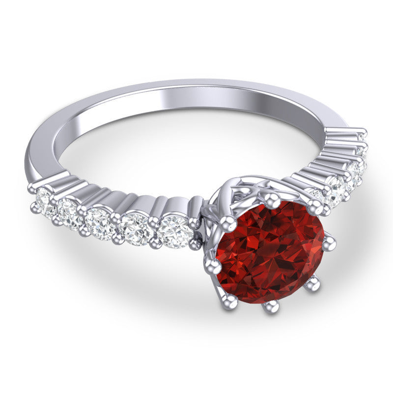 Garnet and Diamond