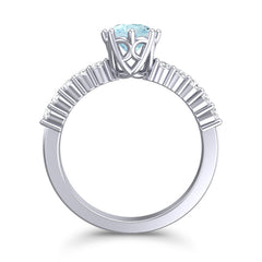 Aquamarine and Diamond