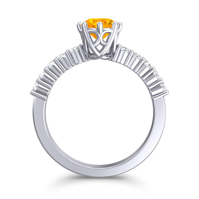 Citrine and Diamond