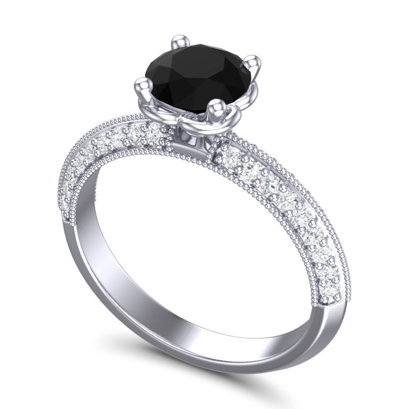 Black Onyx and Diamond