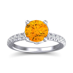 Citrine and Diamond