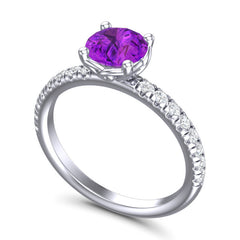 Amethyst and Diamond