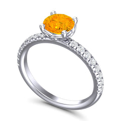 Citrine and Diamond