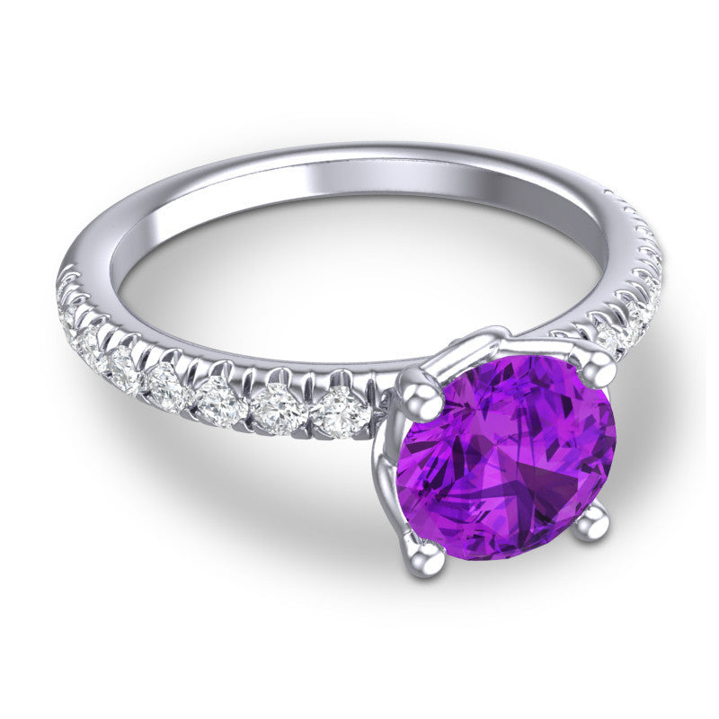 Amethyst and Diamond