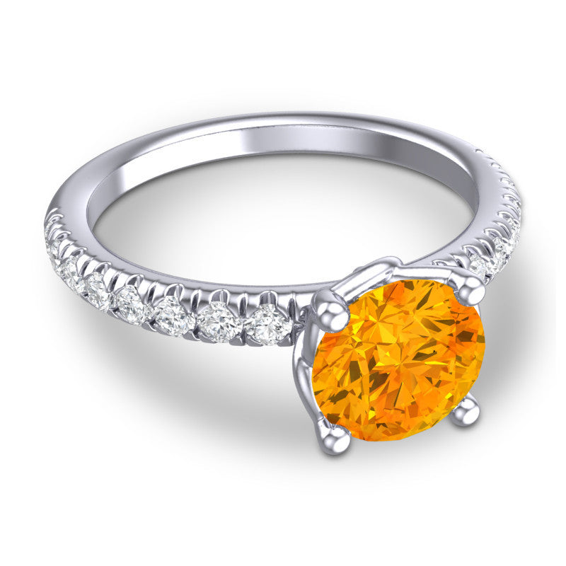 Citrine and Diamond
