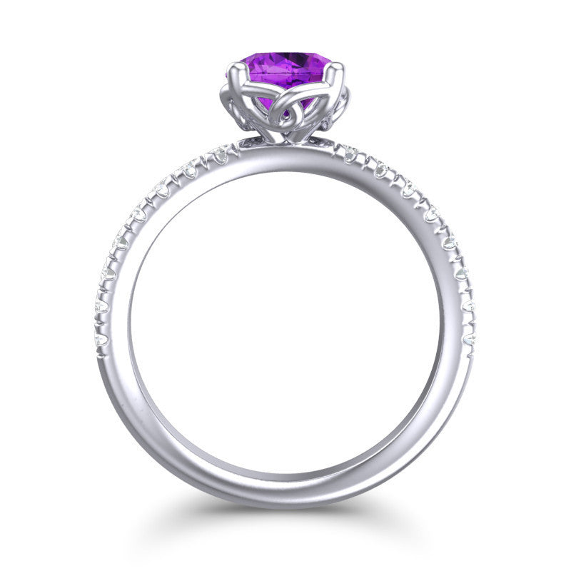 Amethyst and Diamond