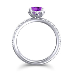 Amethyst and Diamond