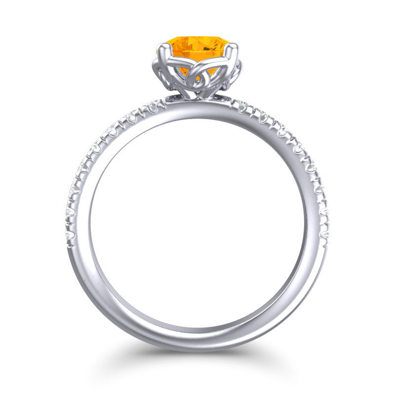 Citrine and Diamond