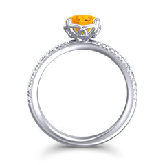 Citrine and Diamond