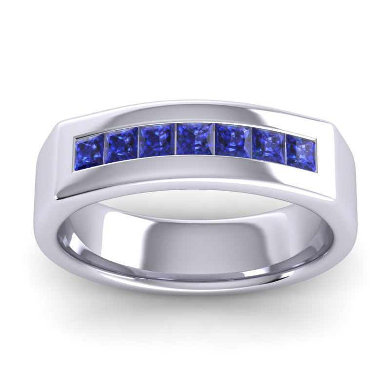 Blue Sapphire Band