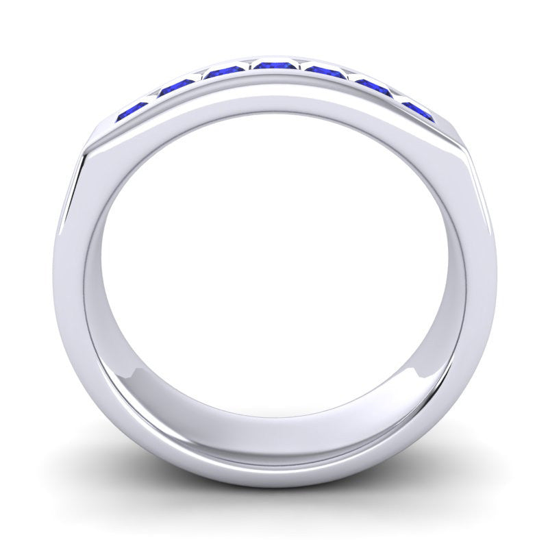 Blue Sapphire Band
