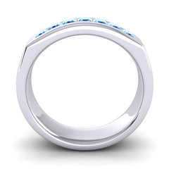 Swiss Blue Topaz Band
