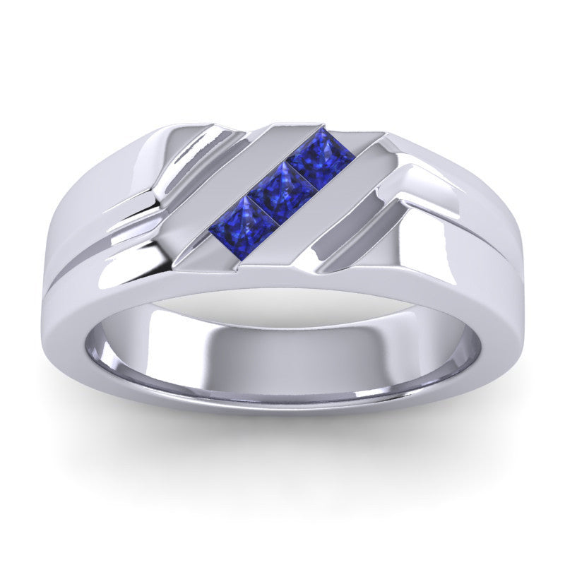 Blue Sapphire Band
