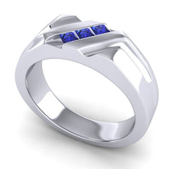 Blue Sapphire Band