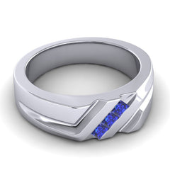 Blue Sapphire Band
