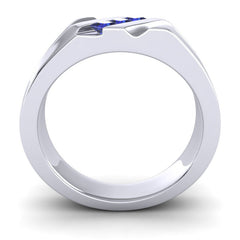 Blue Sapphire Band