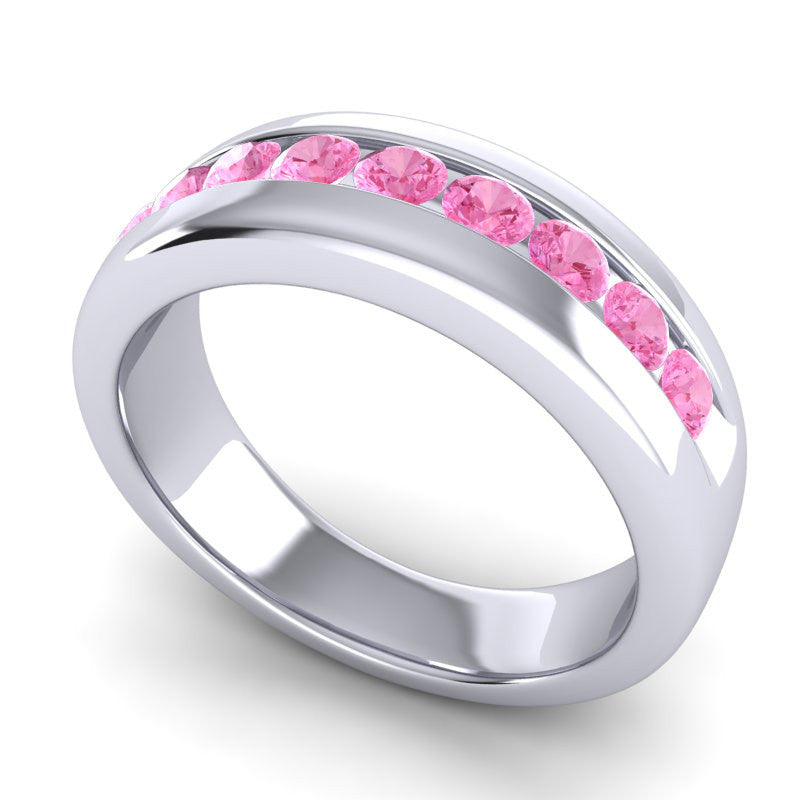 Pink Tourmaline Band