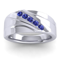 Blue Sapphire Band