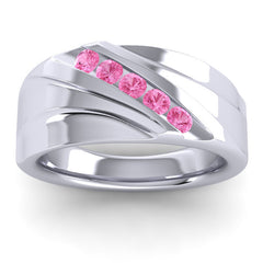 Pink Tourmaline Band