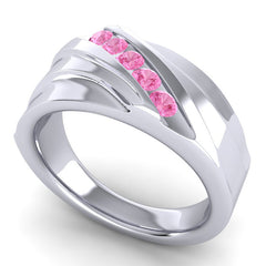 Pink Tourmaline Band