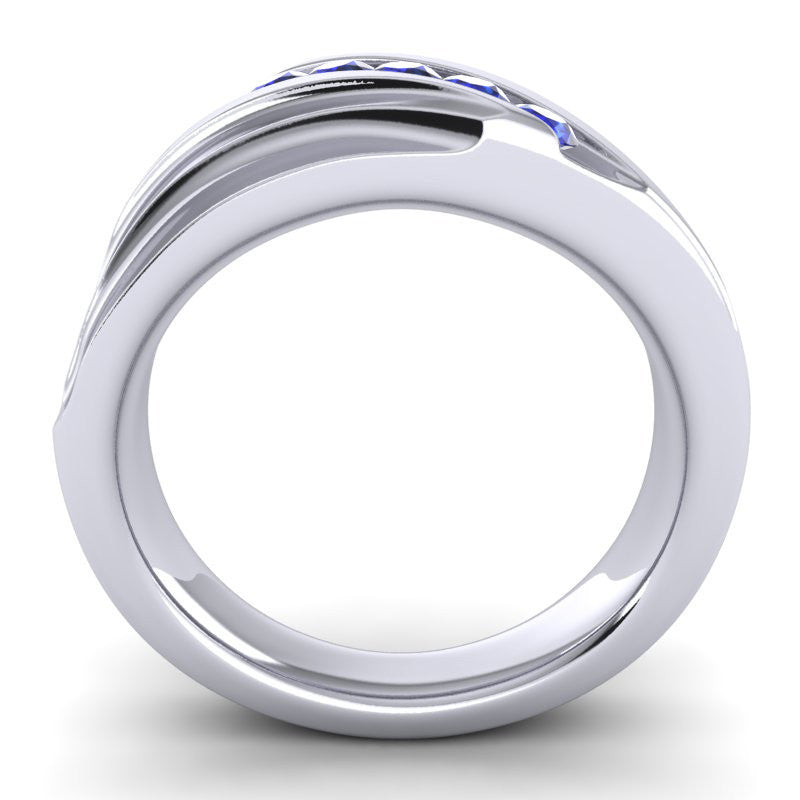 Blue Sapphire Band