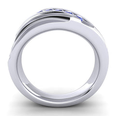 Blue Sapphire Band