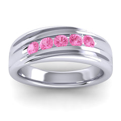 Pink Tourmaline Band