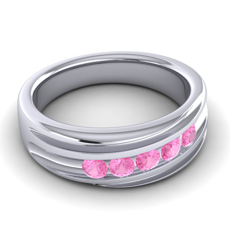 Pink Tourmaline Band