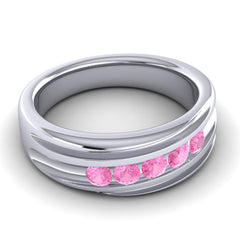 Pink Tourmaline Band