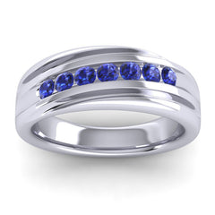 Blue Sapphire Band