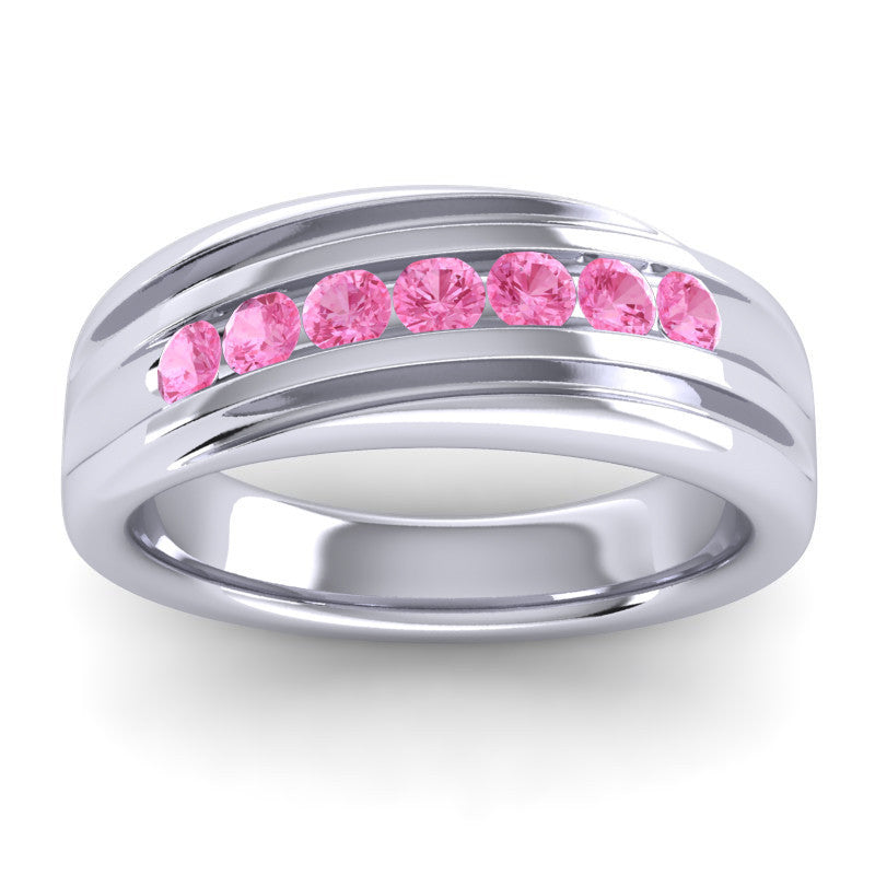 Pink Tourmaline Band