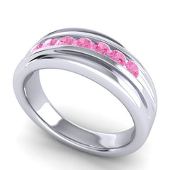 Pink Tourmaline Band