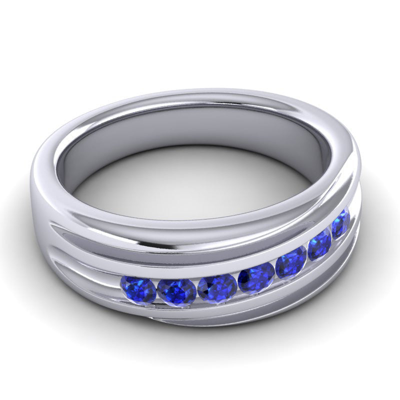 Blue Sapphire Band