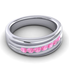 Pink Tourmaline Band
