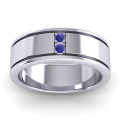 Blue Sapphire Band