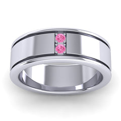 Pink Tourmaline Band