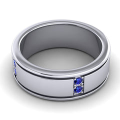 Blue Sapphire Band