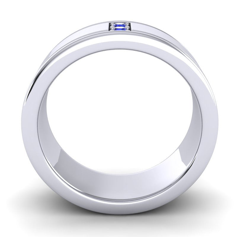 Blue Sapphire Band