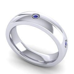 Blue Sapphire Band